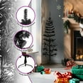thumbnail image 3 of vidaXL Slim Half Artificial Christmas Tree with Stand, 3 of 8