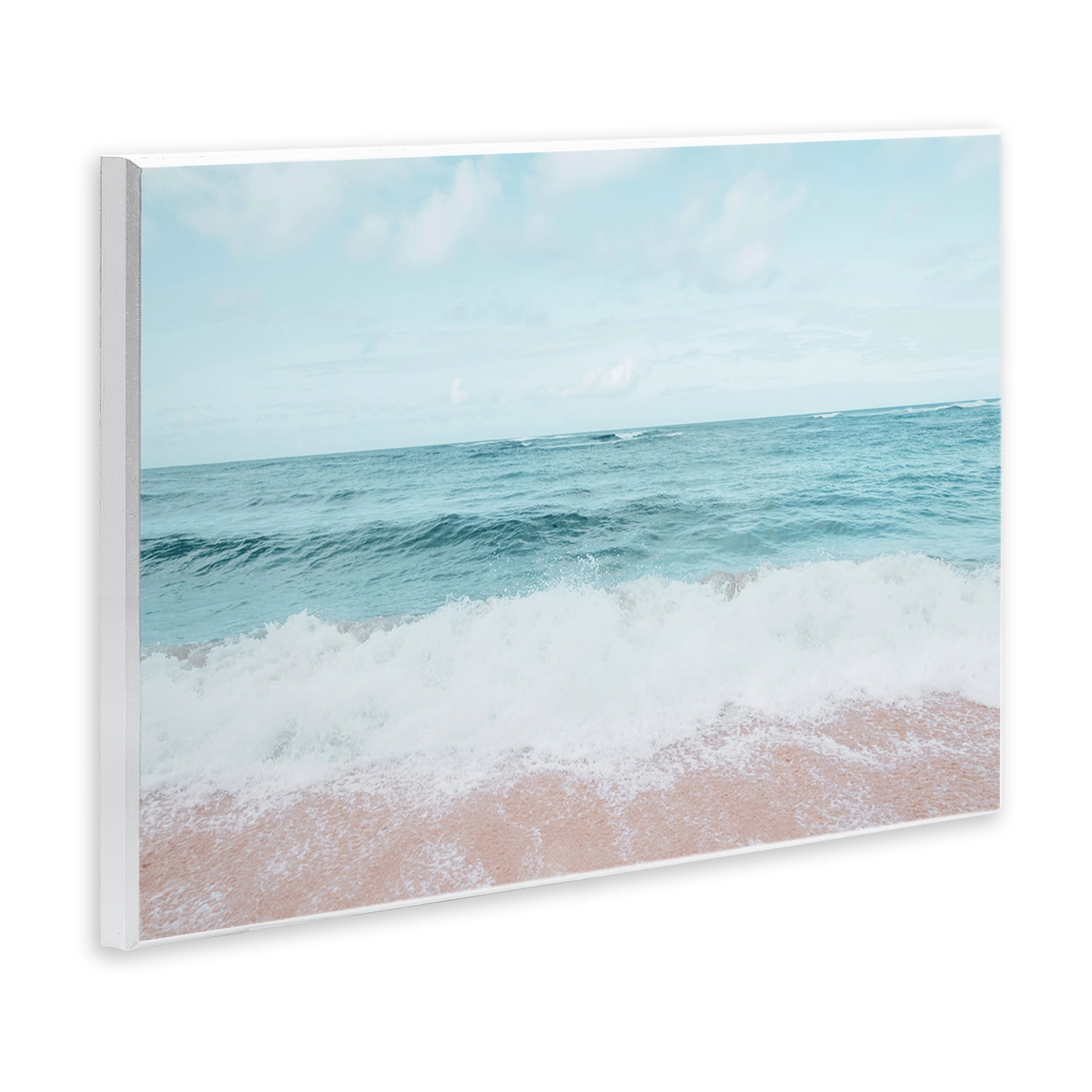 Stupell Industries Centric Beach Foam Nautical & Beach Photography Unframed Art Print Wall Art, 15 x 10