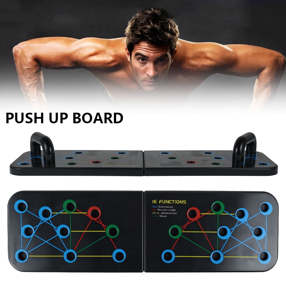 16 In 1 Push Up Rack Board System Fitness Workout Train Gym Exercise Stands 
