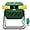 Green, variant on Compost Tumbler Bin Composter Dual Chamber 43 Gallon (Bundled with Pearson's Gardening Gloves)