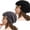 Black+Dark grey, variant on Slouchy Purple Beanie Hat for Women Winter Warm Knit Cap