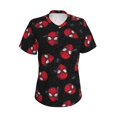 thumbnail image 4 of Spider-Man T-Shirt à Manches Courtes Col en V pour Femmes, 4 of 7