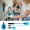 multicolour_New#31500, variant on Bottle and Cup Cleaning Brush Set 3 Pack with Long Handle, Soft Bristles for Water Bottles, Tumblers, Mugs and Glasses
