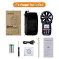 thumbnail image 2 of BTMETER BT-866A Pro Handheld HVAC Anemometer for CFM Air Flow, Wind Speed Meter Gauge Measures Wind Velocity, Temperature, Humidi, 2 of 8