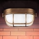 thumbnail image 5 of (Paquete de 2) Lámpara de pared para exteriores, Lámpara de pared ovalada de aluminio fundido a presión, Lámpara de pared marina náutica Luz industrial vintage[Clase de eficiencia, 5 of 5