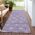 thumbnail image 6 of Addison Rugs Chantille Indoor/Outdoor Transitional Lattice Purple Machine Washable Runner Rug, 2'3" x 7'6", 6 of 7