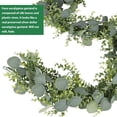 thumbnail image 3 of 5pcs 5.5ft Artificial Eucalyptus Garland Fake Silver Dollar Eucalyptus Greenery Garland Vines Table Runner for Wedding Arch Backdrop Table Centerpiece Home Mantle Decor, 3 of 4