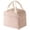 Pink, variant on Corduroy Insulated Lunch Bag Portable Waterproof Oil Proof Lunch Box Tote for Work Travel