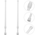 thumbnail image 5 of Monyance expandable curtain rod tension Adjustable Spring Tension Rods for Curtains, Cupboards, and Showers (2pcs)(19.69X0.98X0.98Inches), 5 of 10