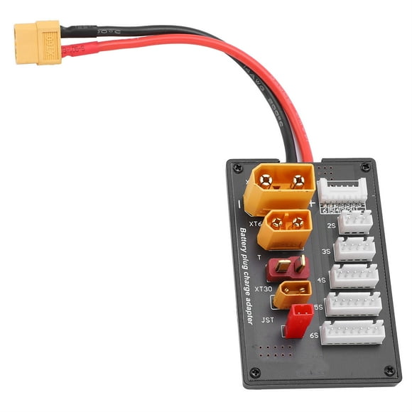Balance Charger Board, Interfaz de Plátano de 4.0 mm Interfaz Lipo Balance Board Rendimiento ESTABLE DE PLÁSTICO ABS PARA LA INTERFAZ DE SALIDA DEL CARGADOR Convencional