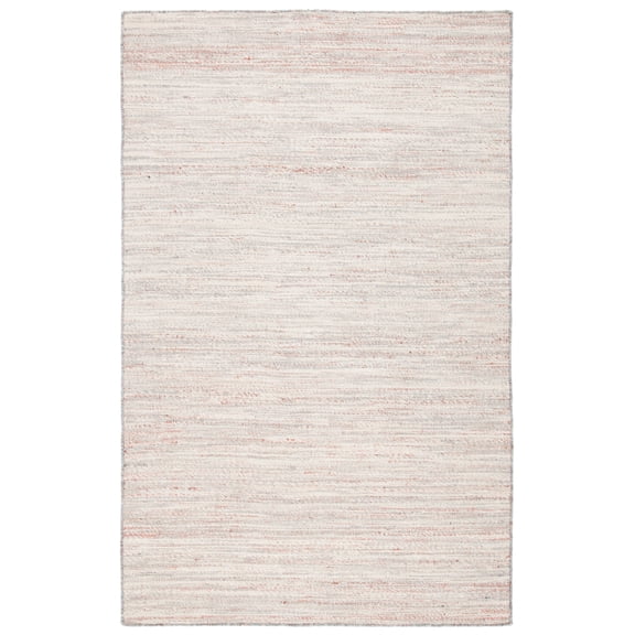 SAFAVIEH Natural Fiber Iskra Abstract Area Rug, Grey/Red, 8' x 10'