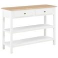 thumbnail image 1 of vidaXL Buffet Blanc 110x35x80 cm MDF, 1 of 5