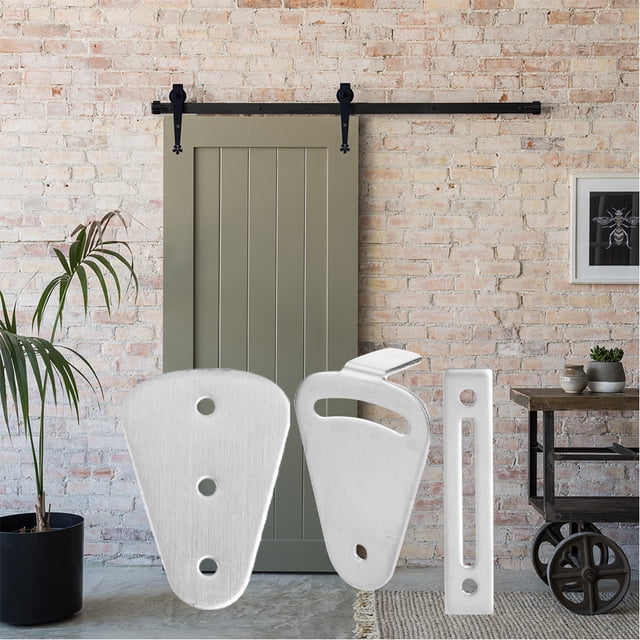 Cerradura de puerta corrediza BuyWeek Acero inoxidable