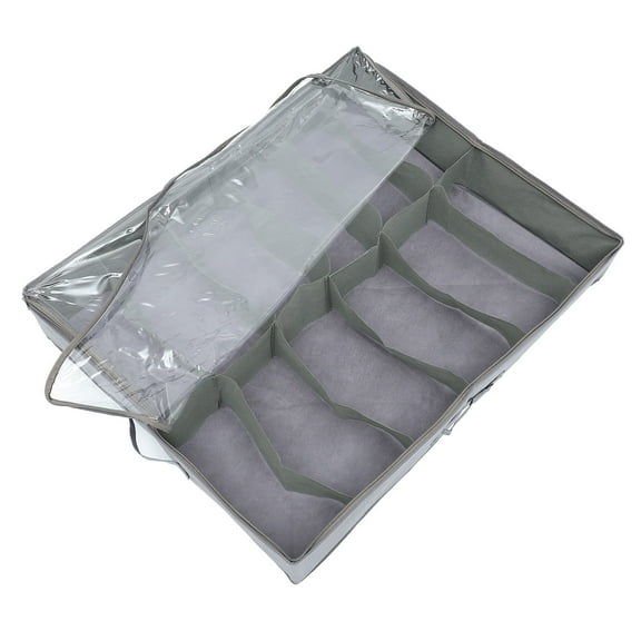 MUSEYA 1Set Boot Storage Organizer Non-woven Fabric Rectangular Waterproof Space-saving for Shoes