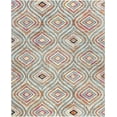 thumbnail image 3 of Contemporary 5x8 Area Rug (5'3'' x 7'3'') Geometric Cream, Gray Living Room Easy to Clean, 3 of 12