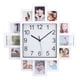 thumbnail image 1 of Reloj de pared con marco de fotos blanco personalizado - Decoración del hogar DIY, 1 of 10