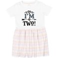 thumbnail image 3 of Inktastic 2nd Birthday 2 Year Old Arrow Girls Toddler Dress, 3 of 5