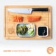 thumbnail image 5 of Tabla de cortar MasterChef Bamboo, grande, 46 x 30 cm, reversible, 5 of 7