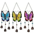 thumbnail image 3 of Northlight Metal Butterfly Outdoor Garden Suncatcher Windchimes - 21" - Set of 3, 3 of 6