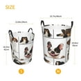 thumbnail image 3 of Naloa Pedigree dogs collage Round Large Laundry Basket, Toy Storage for Hamper Kids Room,Toy Storage-Medium, 3 of 6