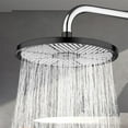 thumbnail image 6 of 10-Inch High Pressure Shower Head with Strong Water Output | Oversized Panel Design | ABS Material in Black or Silver | Easy Installation No Tools Needed, 6 of 6