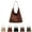 Beige, variant on Suede Bag for Women Slouchy Underarm Shoulder Tote Purses 2025 Winter and Fall Ladies Work College Handbags Brown
