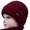 Jujube Red, variant on Opolski Middle-Aged Elderly Winter Woolen Hat Fleece Lining Thickened Mom Beanie Hat Warm Grandmother Knitted Hat Rose Red
