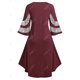 thumbnail image 2 of Vestido Talla Extra Bordado Patrón Trapecio Malla Rosegal  Vestidos casuales de talla grande, 2 of 5