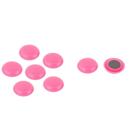- Round Refrigerator Whiteboard Fridge Magnet Memo Paper Note Holder Pink 8pcs