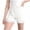 White, variant on Girls Lace Trim Under Shorts Elastic High Waist Seamless Anti Chafing Underwear Smooth Boyshorts Slip Shorts for Dresses