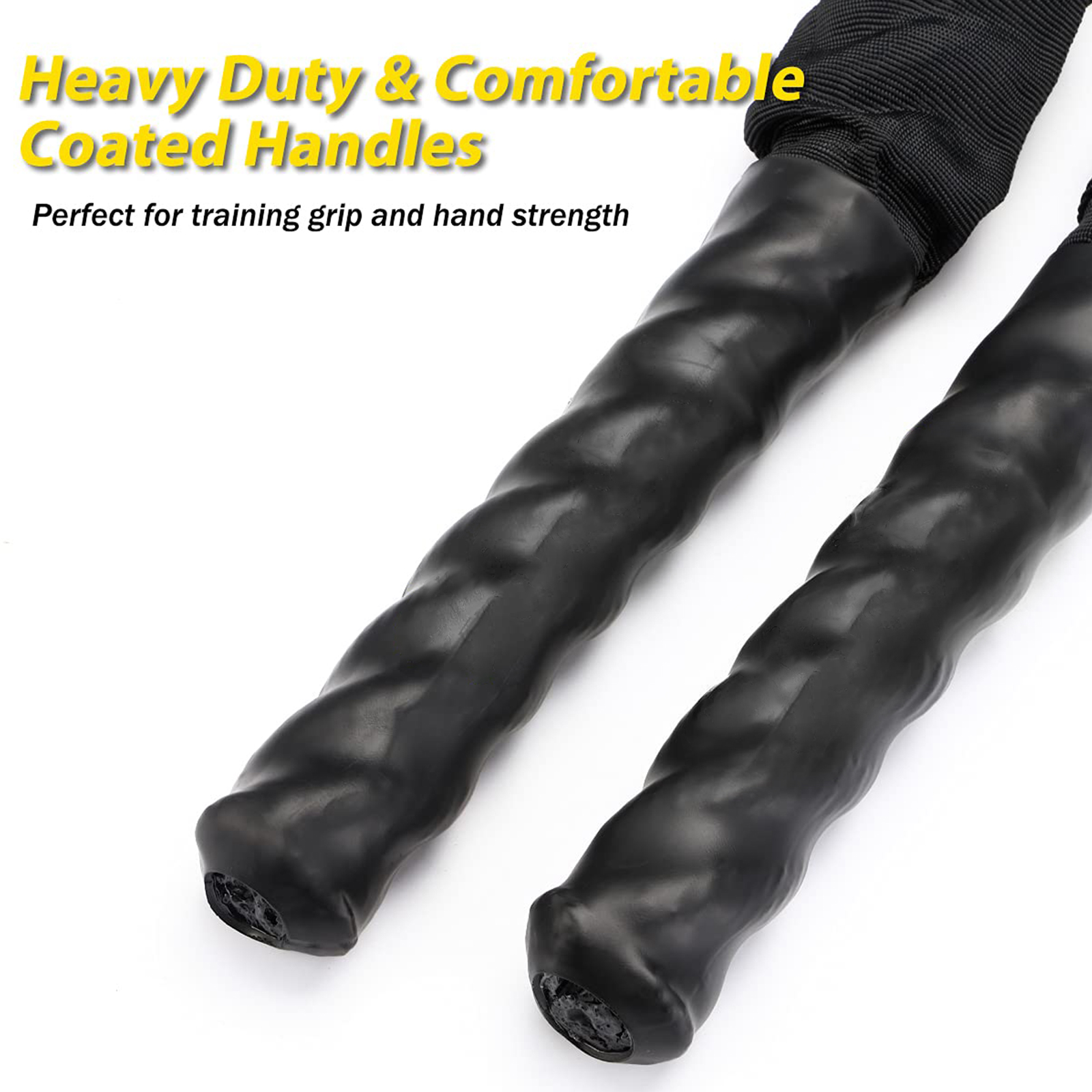1.5inch Heavy Exercise Training Rope 30ft Length,Heavy Battle Rope for Strength Training - image 3 of 9