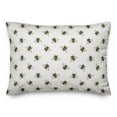 thumbnail image 2 of Creative Products Bee Watercolor Flowers 20 x 14 Spun Poly Pillow, 2 of 3
