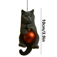 thumbnail image 3 of Cute Cat Christmas Tree Ornament,3.9" Festive Feline Fun for Your Tree,2025 New Year Gifts for Pet Lovers,Warm Cats Ornament Hanging Decor Indoor Outdoor,1PCS(A), 3 of 3