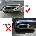 thumbnail image 6 of BFY Car Exhaust Muffler Pipe Cover Trim For Mercedes Benz E W212 W213 C207 Coupe 14-17/GLC A Class A W176 16-17/C W205 15-17/ B W246, 6 of 6