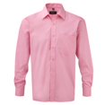 thumbnail image 1 of Kustom Kit - Camisa  de manga Modelo Pure Cotton  hombre caballero 100% algodón - Trabajo/Fiesta/Verano (Rosa luminoso), 1 of 3