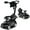 Black, variant on Gymax 3-in-1 Toddler Push Car w/Adjustable Canopy Under Seat Storage Realistic Sounds White