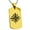 Gold, variant on Stainless Steel Aztec Unity Rune Engraved Dog Tag Pendant Necklace