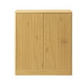 thumbnail image 6 of GZXS 31.5" Modern Fluted Storage Cabinet, 2-Door Sideboard with Push-to-Open Doors, Accent Cabinet for Living Room, Dining Room or Entryway, Natural Finish, 6 of 8