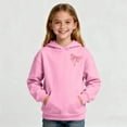 thumbnail image 4 of ATOGUTA Girls' Fashion Hoodies & Sweatshirts Long Sleeve Shirts Pullover Print Tee Top Kid Clothes Size 2T-14, Pink, 4 of 5