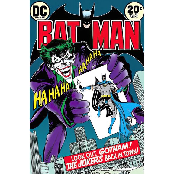 Batman - DC Comics Poster (The Joker's Back In Town) (Size: 24" X 36")