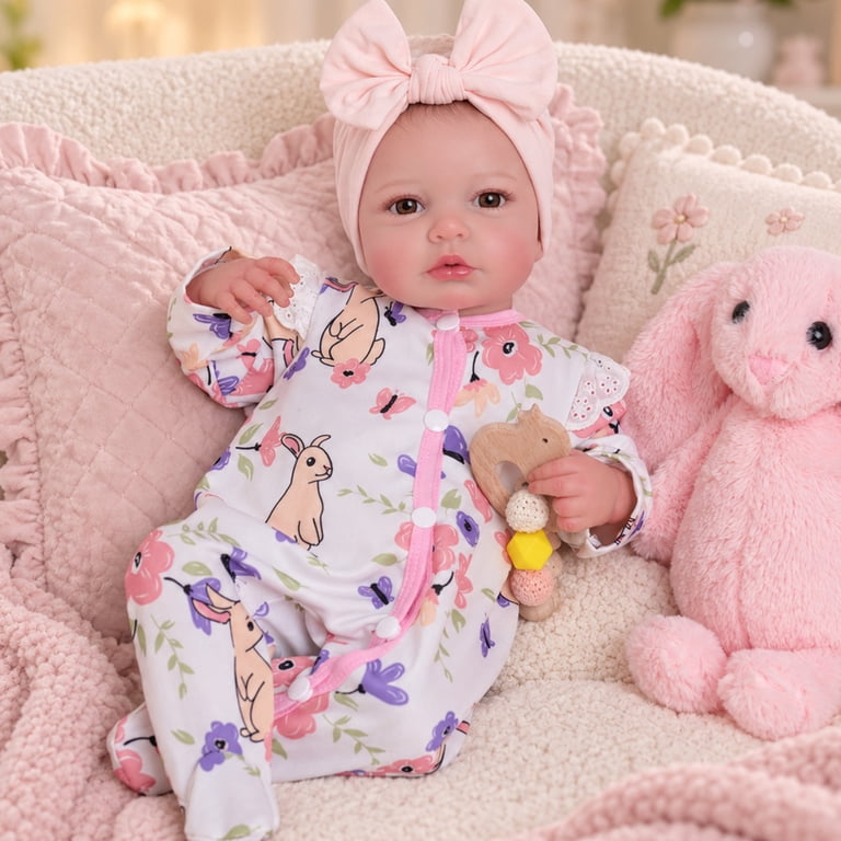 RSG 20" Reborn Baby Doll with Vinyl Torso & Accessories photo 2