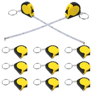 HLONK 12pcs Small Tape Measure Retractable Mini Tape Measure Portable Tape Measure Keychain