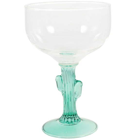 USHOBE Cactus Drinking Glasses Transparent 1Pc 6.21X4.09X4.09in