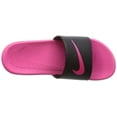 thumbnail image 4 of Nike Kids' Kawa Slide Sandal Black/Vivid Pink Big Kid, 4 of 7