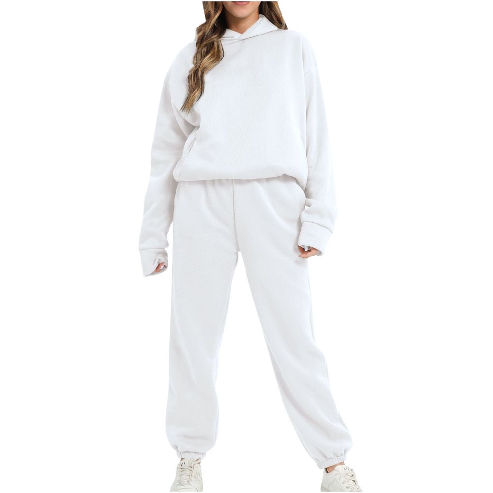 Survêtement 2 Pièces Pour Enfant - Sweat à Capuche Et Jogging, Unisexe, Coupe Confortable, Tailles 2 à 12 Ans