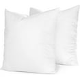 thumbnail image 3 of Luxury Down Alternative Square European Pillow Insert - 16x16 inch - 2 Pack, 3 of 10