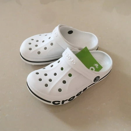 AS SHOW C/R/O/C/S Boys and girls' baotou slippers, parent-child beach shoes
