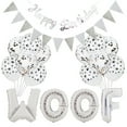 thumbnail image 4 of Pet Birthday Decoration Set Letter Paw Dog Latex Balloon Triangle Party Banner, 4 of 8