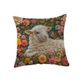 thumbnail image 6 of Easter Pillow Cover Flocking Material Indoor Outdoor Sofa Cushion Case Decor Spring Gift(I), 6 of 6