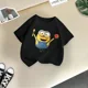 thumbnail image 3 of Camiseta de algodón de verano para niños con diseño de Papá Despicable, cómoda e informal, para bebés, con los Minions divertidos, para niños y niñas, 3 of 5